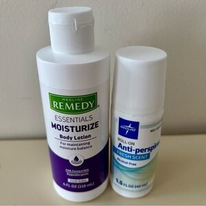 Medline Remedy Moisturize Lotion and Antiperspirant Duo